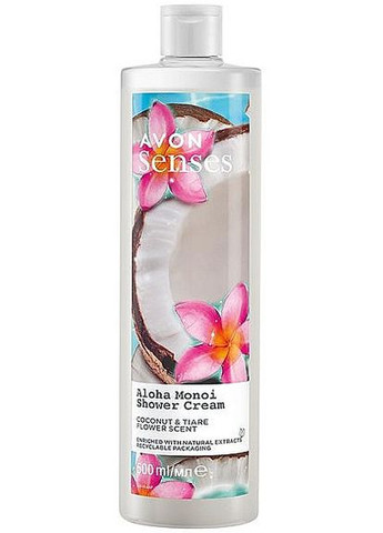 Крем-гель для душу «Тропічний рай» Senses Shower Creme 720ml (1106893-124071) Avon (368614184)
