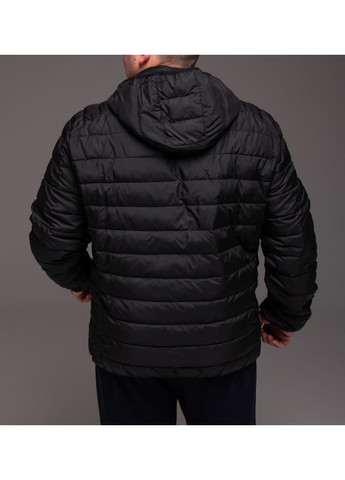 Чорна чоловіча куртка чорна демісезон утеплена батал No Brand