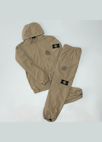 Стильный мужской спортивный костюм бежевый Stone Island (340248567)