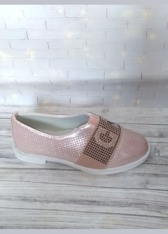 Туфлі для дівчаток з перфорацією світло-рожевого кольору Lilin Shoes (322318852)