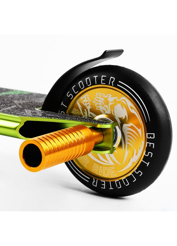 Самокат трюковий "Skull and Snake" HIC-система, пеги, алюмінієвий диск та дека 60х85 см Best Scooter (289366480)