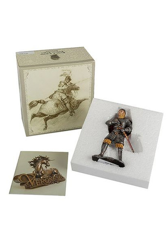 Статуэтка оловянная Рыцарь крестоносец 10 см 1903550 миниатюра Veronese (346530390)