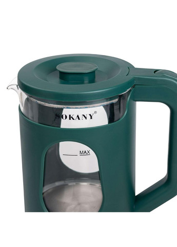 Электрочайник бытовой 2.3 л дисковый с автоотключением SK-SH-1071GR Sokany (370974559)