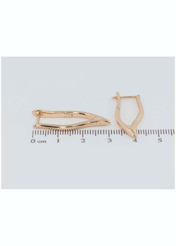 Серьги Позолота 18K английский замок "Фигурные скобы" (168843) Xuping Jewelry (356456211)