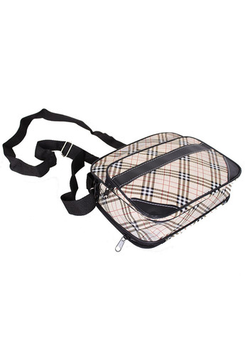 Мужская сумка из кожзама 301592 бежевая No Brand (370848324)