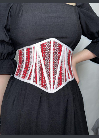 Корсет жіночий вишитий червоний у українському стилі MKGM104-7 Modna KAZKA (276838799)