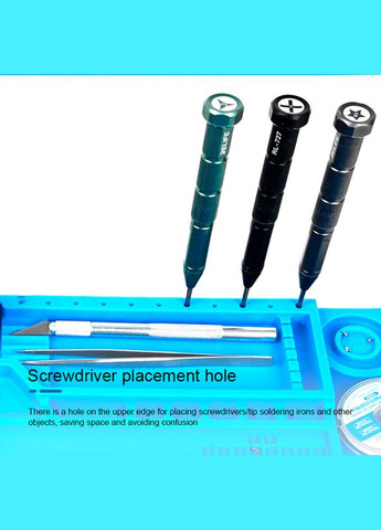 Теплоізоляційний силіконовий килимок для ремонту телефонів S-160 (450 x 300 mm) Sunshine (322566922)