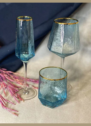 Стакан Бірюза GXF01F-B-SOLSFD1008 450 мл Olens (336874925)