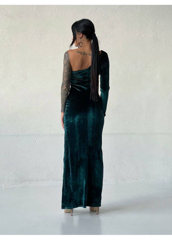 Смарагдова святковий, вечірня, кежуал жіноча сукня силуетна силуетна Style Point однотонна