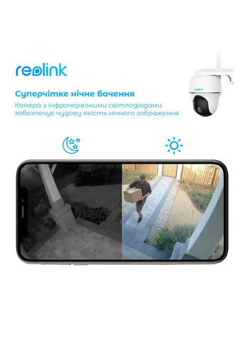 IP камера Go PT Plus без солнечной панели Reolink (368599610)