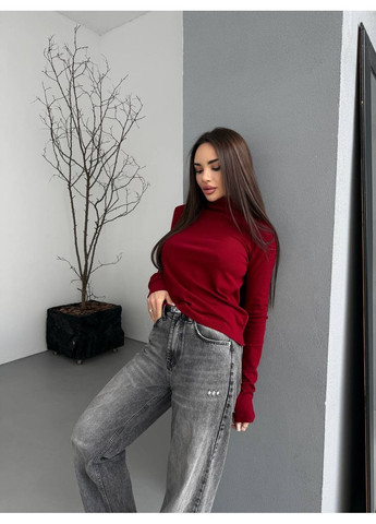 Женский базовый вязаный гольф No Brand Б1466-147/4 (372447508)