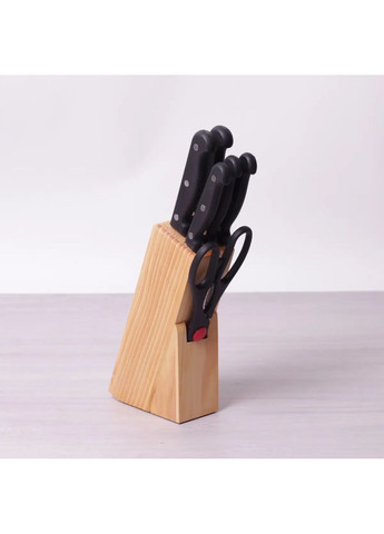 Набор ножей 7 предметов из нержавеющей стали с бакелитовыми ручками KM- hjk Kamille 5122 (360880080)