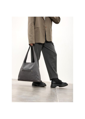 Жіноча сумка HOBO Velor сіра Sambag (368834861)