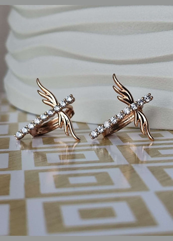 Сережки ксюпинг xuping з камнями позолота медзолото Xuping Jewelry (336190223)