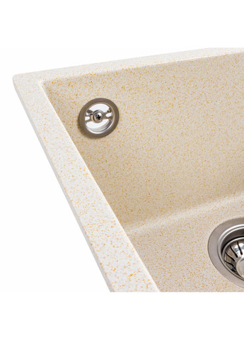 Гранітна мийка для кухні 4040 RUBA матовий пісок Valeso (358059598)