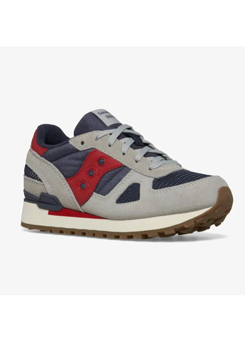 Серые всесезон кроссовки shadow original grey/navy/red Saucony