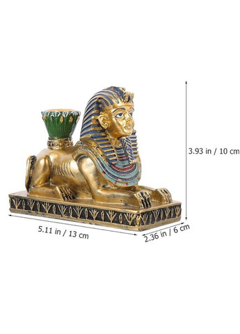 Фігурка зі смоли свічник ретро стародавній єгипетський бог Сфінкс No Brand (297847533)