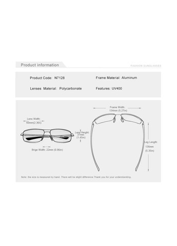 Поляризаційні сонцезахисні окуляри N7128 Gold Gray KINGSEVEN (328934906)