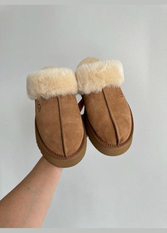 Уггі сліпперс руді хутро овчиниUgg Disquette Slipper Chestnut UGG (303832278)