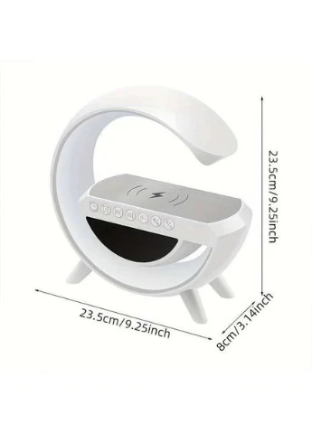 Настольная смарт лампа G-Smart Light BT3401 RGB с беспроводной зарядкой и Bluetooth колонкой 15W No Brand (395877191)
