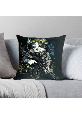 Подушка патріотична 3D Патріотична ковдра Гордість та Ласка 2698_D 12720 35х35 см FlexDress (368783649)