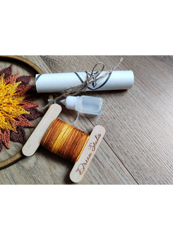 Авторський еко-набір "Ловець снів "Золота осінь" з покроковою інструкцією Dream Studio (363057487)