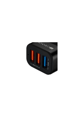 Зарядний пристрій (CNE-CCA07B) Canyon Universal 3xUSB car adapter (370014442)