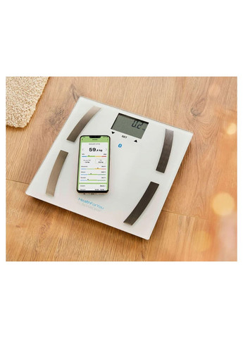 Діагностичні підлогові ваги Bluetooth SBF 77 білий Silver Crest (326051091)