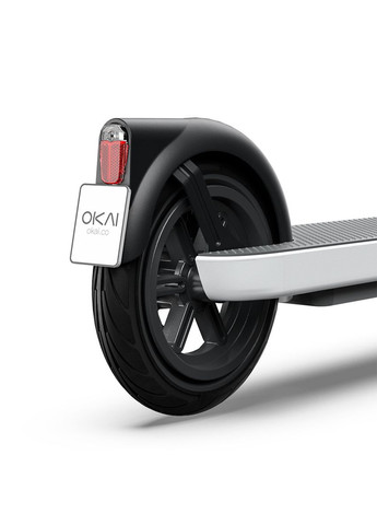 Электросамокат ES10NEON Lite White 9", 300(600)W, 7.8Ah, 30km, 25kmh, 20%, NFC, App, 15kg (ES10-W) OKAI (300684947)