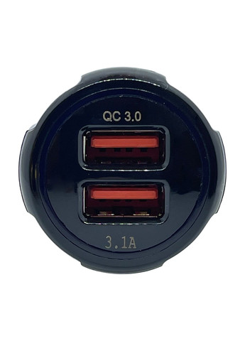 Автомобільний зарядний пристрій XON UniLink 2 x QC3.0 Black (CU002A30WB 3418) XON E-Tech (303428942)