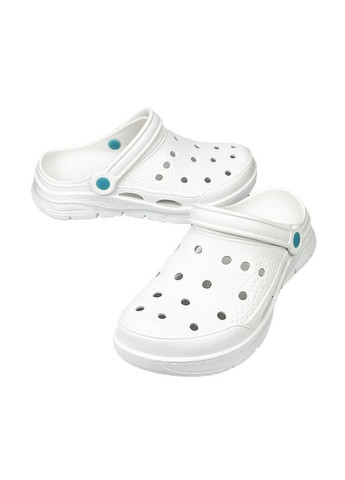 Жіночі сабо крокси білі 1425-1 Dago (278649311)