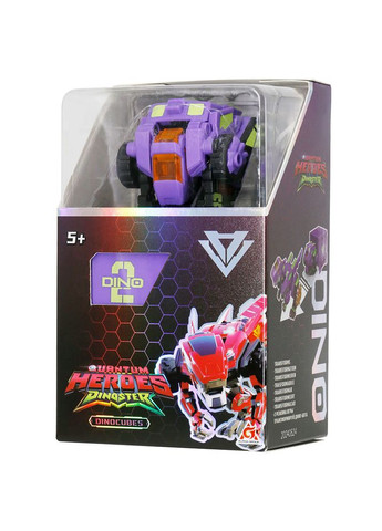 Динозавр-трансформер Пурпурный Раптор-бот, бокс для хранения () DINOSTER EU580840-2 (332955041)