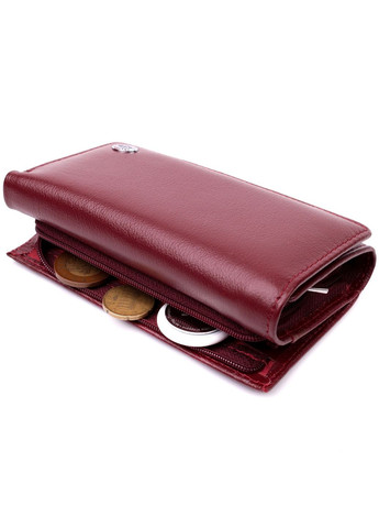 Жіночий шкіряний гаманець 14х9х2 см st leather (288046840)