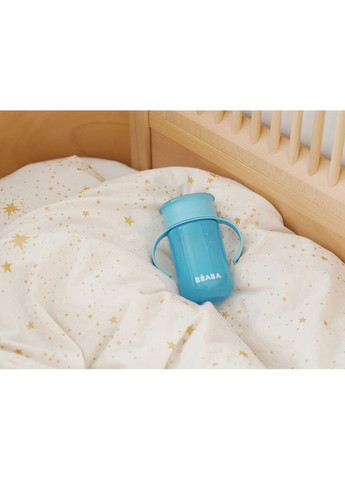 Поильник-непроливайка 360°, голубой, 340 мл () Beaba 913572 (337308649)