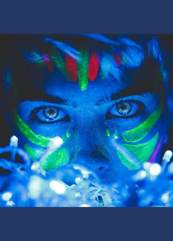 Флуоресцентний аквагрим Mekolor 5 кольорів Worison (322650352)