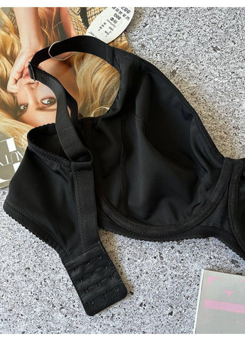 Чёрный бюстгальтер без поролона черного цвета ORIETTA AVEC