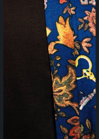 Темно-синее деловое комбинированное платье ключи темно-синее 54 Tatiana