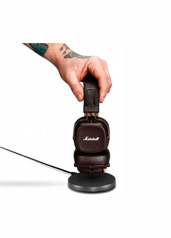 Наушники Major 4 IV Brown | 80 часов батарея | беспроводная зарядка Marshall (354224277)