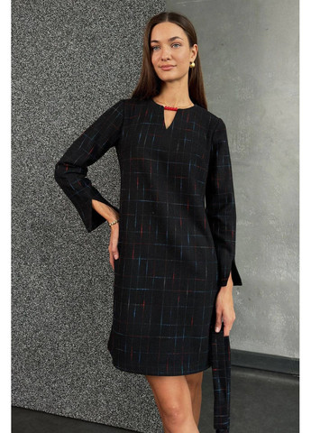 Темно-синя сукня у клітинку, колір темно-синій Nenka