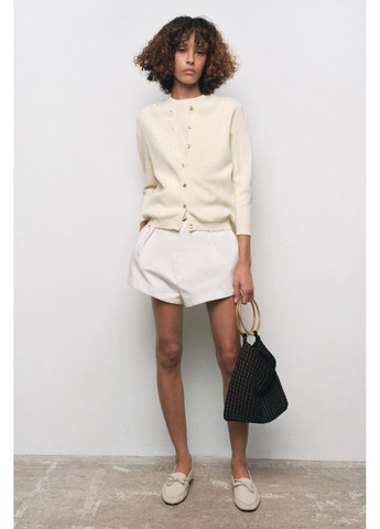 Однотонний трикотажний кардиган Zara (353700048)