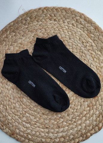 Чёрные набор носков сетка хлопок 6 пар житомир msс 610/6 р.40-44 XTeam однотонные (341721026)