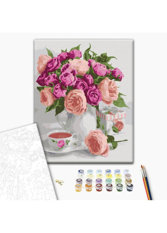 Картина по номерам Пурпурный натюрморт 40 х 50 BS51451 Brushme (360919695)