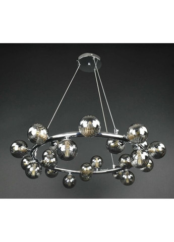 Люстра подвесная на 25 лампочек 27785 Хром 40-170х72х72 см. Sunnysky (335975756)