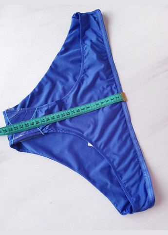 Синие трусики купальные женские однотонные No Brand