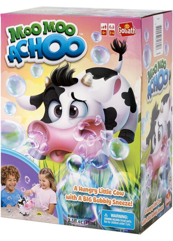 Настольная игра «Му Му Апчху» Moo Moo Achoo Game, корова с пузырями Goliath (334714366)