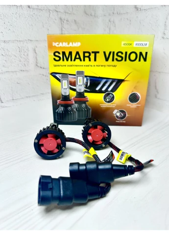 Світлодіодні автолампи HB4 Carlamp Smart 8000Lm 4000K (SM9006Y) Vision (392718356)