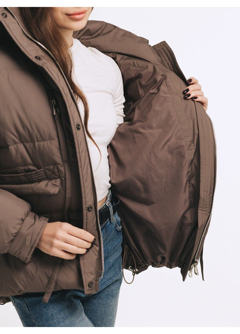 Коричнева зимня куртка 21 - 04369 ZLLY