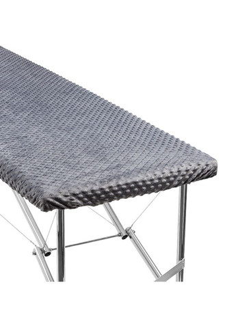 Плюшевий чохол для кушетки: дотс графіт, 80×220 см Elit-Lab (327876660)