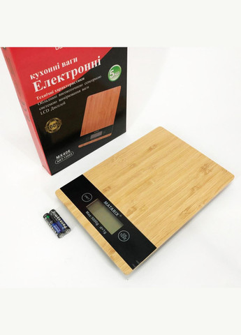 Ваги кухонні MX-406 5кг Wood, Кухонні ваги для приготування страв, Ваги для домашньої кухні Domotec (317250866)