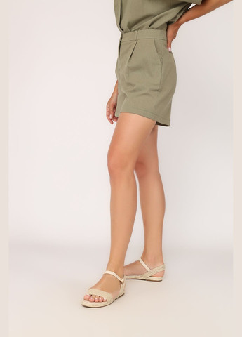 Шорты женские цвет хаки ЦБ-00275378 Reyon (337467010)